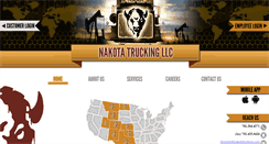 Desktop Screenshot of nakotatrucking.com